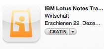 Image:IBM Lotus Notes Travler Companion im AppStore