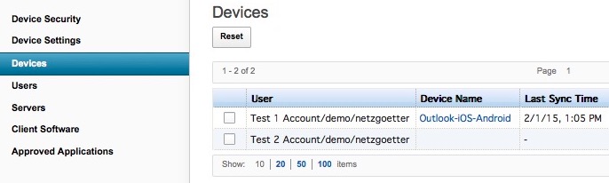 Image:Prohibit Outlook for iOS and Android to use Traveler